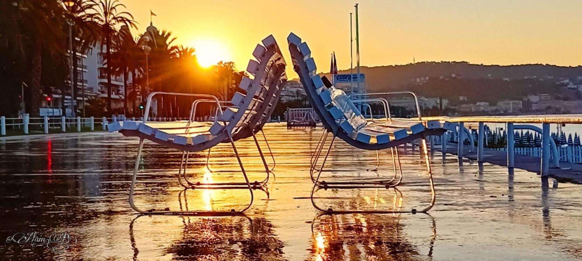 Cocon Douillet Face A La Mer De Cagnes Sur Mer Buitenkant foto